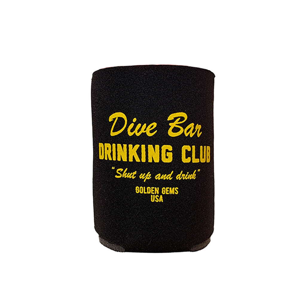 Dive Bar Drinking Club Koozie Golden Gems