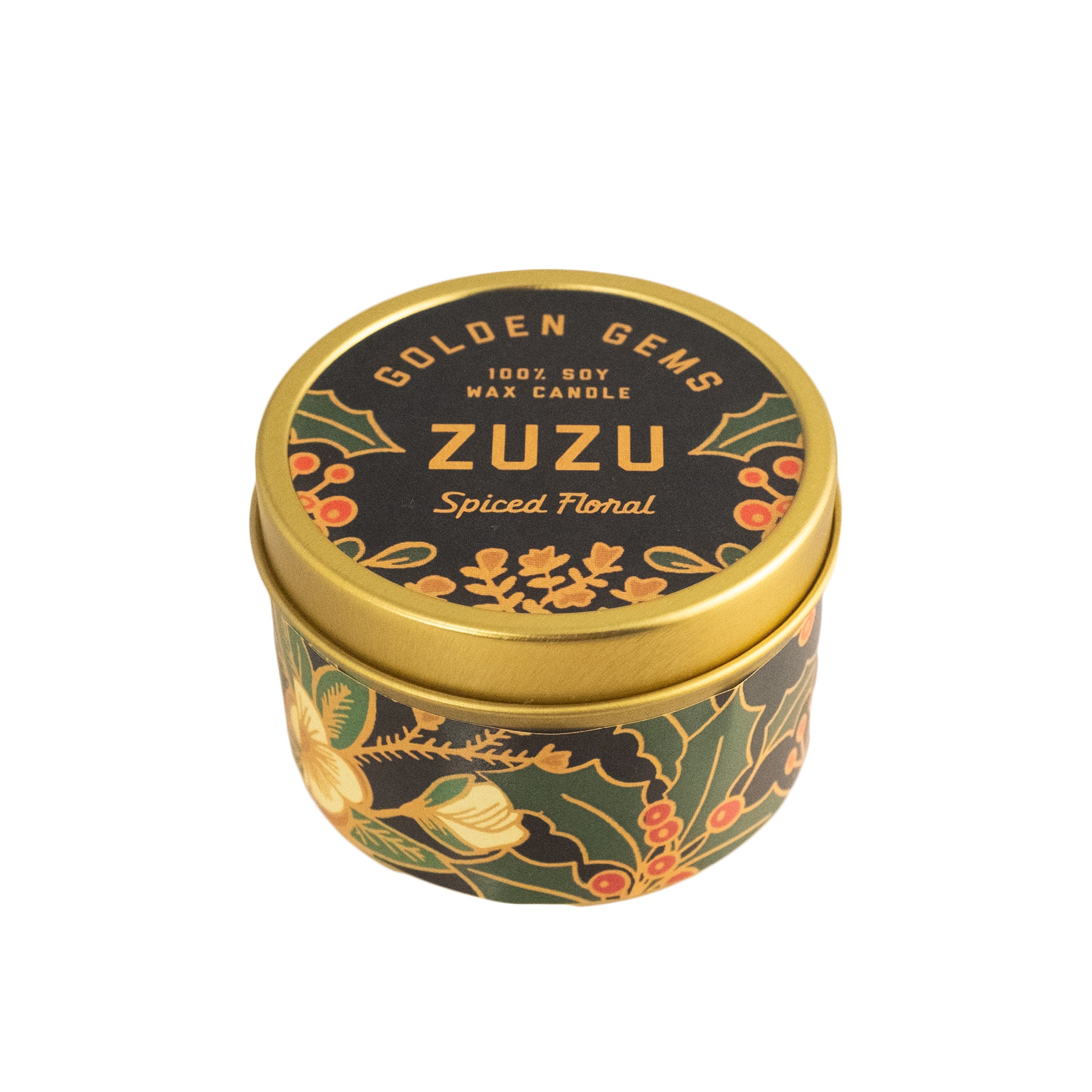 Zuzu Mini Tin Candle Golden Gems
