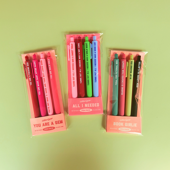Turns Out All I Needed Was a Pen Pack – Golden Gems