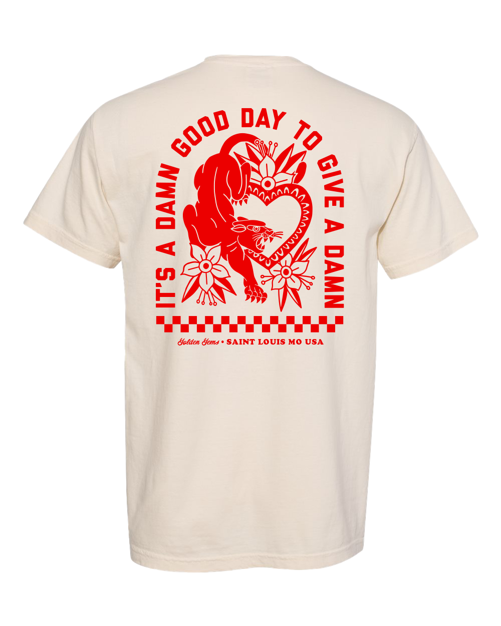 T-shirt Mixte Promo GEMS – Rouge – Taille S – Manches Courtes, Coupe Standard – Pour Sport, Entraînement, événementiel
