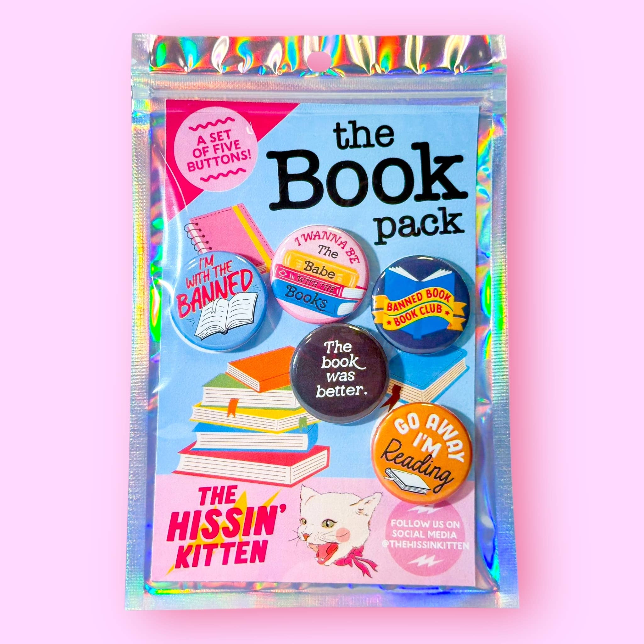 The Book Button Pack – Golden Gems