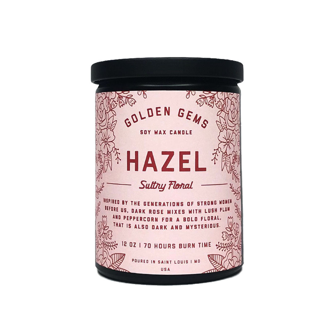 Hazel - Soy Wax Candle – Golden Gems